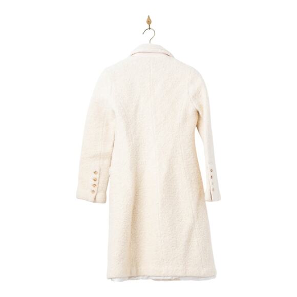 Marina Moscone Collective Off-white faux Shearling Coat - Picture 5 of 11